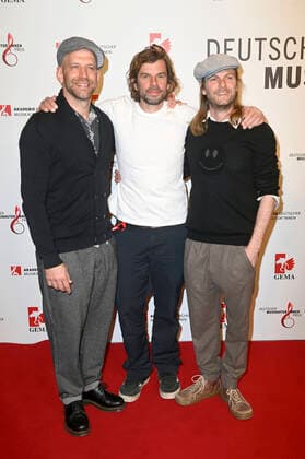 Sportfreunde Stiller at the 13 German Music Authors Award of GEMA 2022 at The Ritz Carlton Hotel Berlin, 24 03 2022 Foto:xF.xKernx xFuturexImage