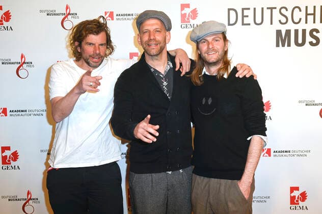 Sportfreunde Stiller at the 13 German Music Authors Award of GEMA 2022 at The Ritz Carlton Hotel Berlin, 24 03 2022 Foto:xF.xKernx xFuturexImage