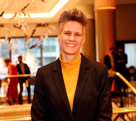 Tina Pepper at the award ceremony for the German Music Authors Prize 2022 at the Hotel RITZ CARLTON Berlin Editorial Laurent, Berlin 24 03 22
