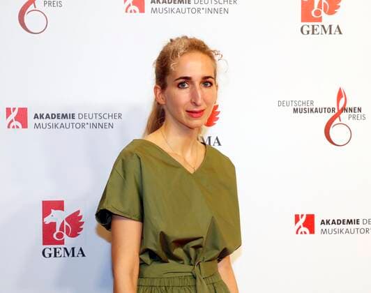 Sarah Nemtsov at the award ceremony for the German Music Authors Prize 2022 at the Hotel RITZ CARLTON Berlin Redaktion Laurent, Berlin 24 03 22