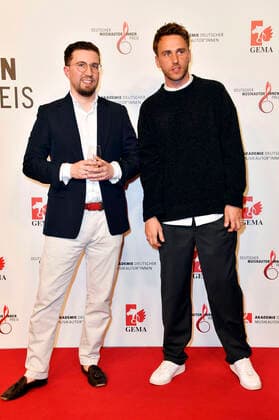Prinz Pi and Clueso at the 13 German Music Authors Award of GEMA 2022 at The Ritz Carlton Hotel Berlin, 24 03 2022 Foto:xN.xKubelkax xFuturexImage