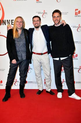 Uwe Hassbecker, Prinz Pi and Clueso at the 13 German Music Authors Award of GEMA 2022 at The Ritz Carlton Hotel Berlin, 24 03 2022 Foto:xN.xKubelkax xFuturexImage