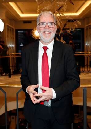 Wolfgang Trepper with award German music author inside price 2022 in the hotel RITZ CARLTON Berlin editorship Laurent, Berlin 24 03 22