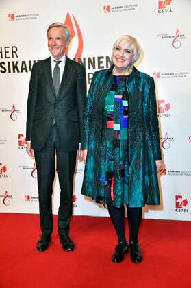Harald Heker and Claudia Roth at the 13 German Music Authors Award of GEMA 2022 at The Ritz Carlton Hotel Berlin, 24 03 2022 Foto:xN.xKubelkax xFuturexImage