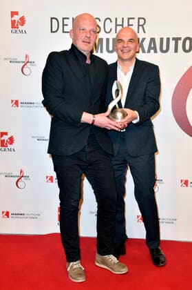 Andrej Globokar and Peter Globokar at the 13 German Music Authors Award of GEMA 2022 at The Ritz Carlton Hotel Berlin, 24 03 2022 Foto:xN.xKubelkax xFuturexImage