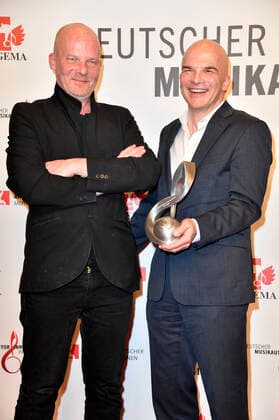 Andrej Globokar and Peter Globokar at the 13 German Music Authors Award of GEMA 2022 at The Ritz Carlton Hotel Berlin, 24 03 2022 Foto:xN.xKubelkax xFuturexImage