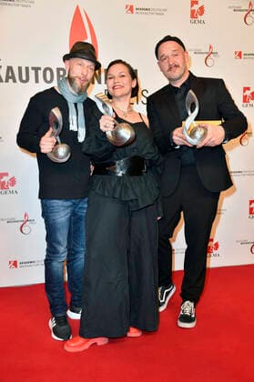 Großstadtgeflüster at the 13 German Music Authors Award of the GEMA 2022 at the Hotel The Ritz Carlton Berlin, 24 03 2022 Foto:xN.xKubelkax xFuturexImage