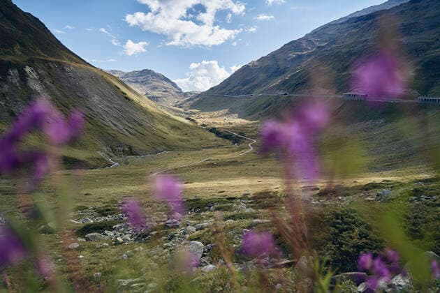 Scenic view of mountain range at Passo Forcola, Livigno, Italy, SSCF00848