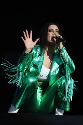 March 25, 2022, USA: Singer Marina during the Lollapalooza Brasil 2022 music festival at Autodromo Joso Carlos Pace in Interlagos in the south region of SoÂ£o Paulo this Friday, 25. USA - ZUMAc233 20220325_zsp_c233_045 Copyright: xVanessaxCarvalhox