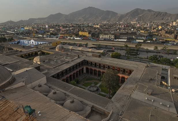 Daily Life In Lima During The Covid-19 Pandemic General view of Lima and areas around the center seen from the bell tower of the Basilica of Santo Domingo. On Thursday, 24 March 2022, in Lima, Peru. Lima Peru  Copyright: xArturxWidakx originalFilename: widak-dailylif220325_nphMJ.jpg
