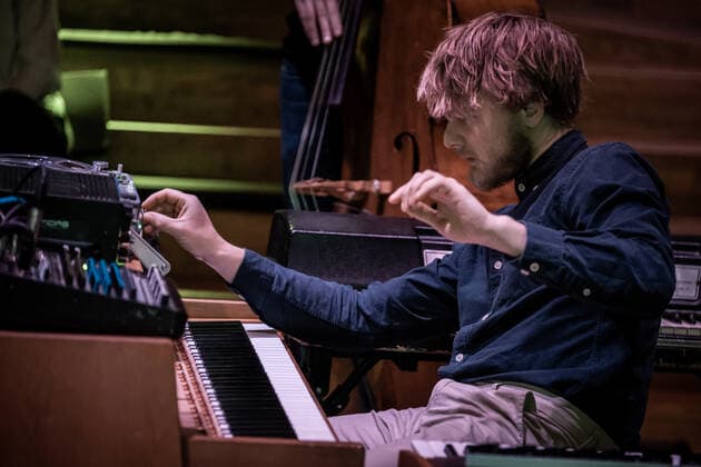 Bremer McCoy live in Copenhagen, Denmark Albertslund, Denmark. 25th, March 2022. The Danish jazz duo Bremer McCoy performs a live concert at Forbraendingen in Albertslund, Copenhagen. Albertslund Denmark  Copyright: xGonzalesxPhoto KimxMatthaixLelanx