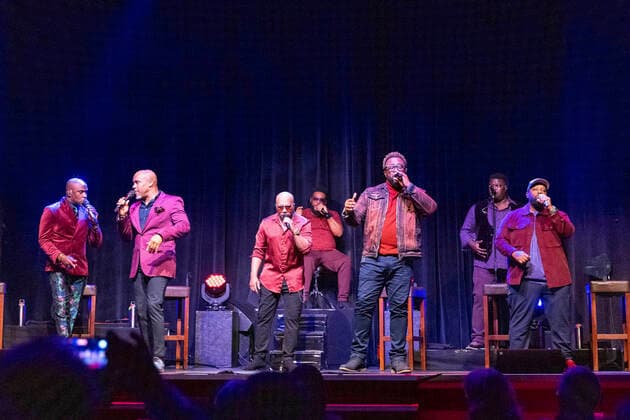 Naturally 7 live at a concert of their 20 Years Tour at DASDIE Brettl Erfurt, 26 03 2022 Foto:xM.xKremerx xFuturexImage