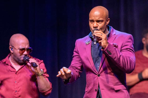Naturally 7 live at a concert of their 20 Years Tour at DASDIE Brettl Erfurt, 26 03 2022 Foto:xM.xKremerx xFuturexImage