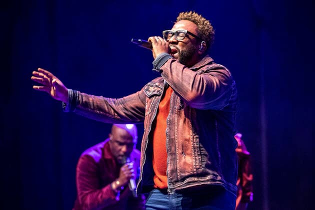 Naturally 7 live at a concert of their 20 Years Tour at DASDIE Brettl Erfurt, 26 03 2022 Foto:xM.xKremerx xFuturexImage