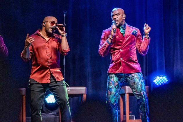 Naturally 7 live at a concert of their 20 Years Tour at DASDIE Brettl Erfurt, 26 03 2022 Foto:xM.xKremerx xFuturexImage