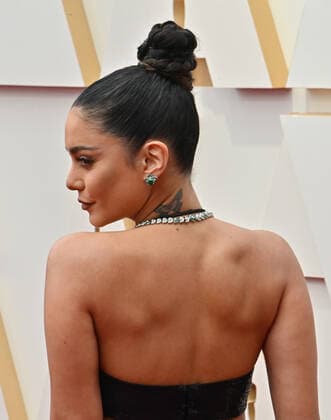 Vanessa Hudgens arrives for the 94th annual Academy Awards at the Dolby Theatre in the Hollywood section of Los Angeles on Sunday, March 27, 2022.  LAP2022032704 JIMxRUYMEN