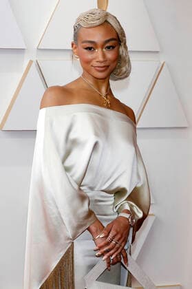 Tati Gabrielle at the 2022 94th Annual Academy Awards at the Dolby Theatre at Hollywood Highland Center Los Angeles, 27 03 2022. Foto:xD.xBedrosianx xFuturexImage