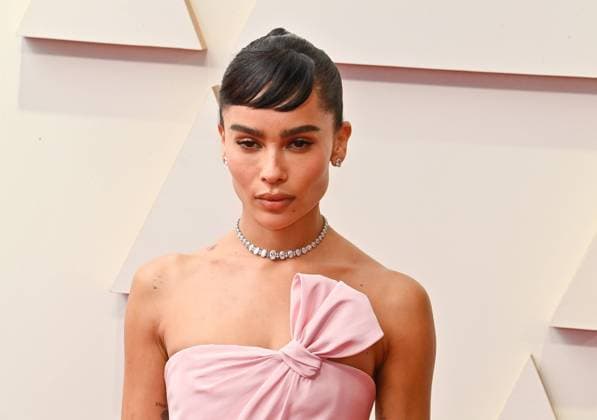 ZoÃ« Kravitz arrives for the 94th annual Academy Awards at the Dolby Theatre in the Hollywood section of Los Angeles, California on Sunday, March 27, 2022.  LAP20220327234 JIMxRUYMEN