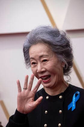 Youn Yuh-jung poses on the red carpet upon arrival at the Oscars at the Dolby Theater in Los Angeles, California, USA, 27 March 2022. EFE Javier Rojas Academy Oscar Awards !ACHTUNG: NUR REDAKTIONELLE NUTZUNG!  Copyright: xJavierxRojasx AME6613 20220328-14c57c7e0743ff78d85aa4c717309284aa9cc5cd