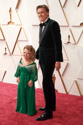 Anna Dzieduszycka and OscarÂ® nominee Tadeusz Åysiak arrives on the red carpet of the 94th OscarsÂ® at the Dolby Theatre at the Ovation Hollywood in Los Angeles, CA, on Sunday, March 27, 2022.  Copyright: xx 34342-177THA