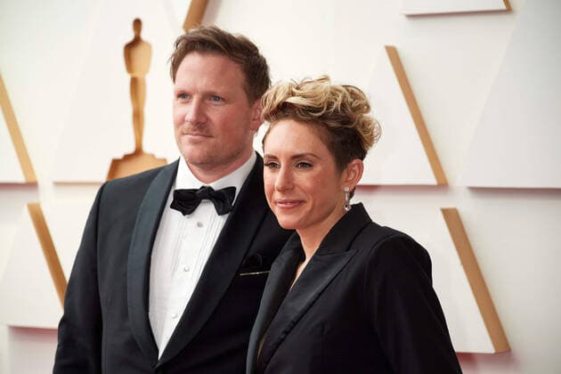 OscarÂ® nominee Ari Wegner and guest arrive on the red carpet of the 94th OscarsÂ® at the Dolby Theatre at the Ovation Hollywood in Los Angeles, CA, on Sunday, March 27, 2022.  Copyright: xx 34342-199THA