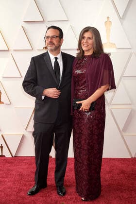 OscarÂ® nominee Andrew Weisblum and guest arrive on the red carpet of the 94th OscarsÂ® at the Dolby Theatre at the Ovation Hollywood in Los Angeles, CA, on Sunday, March 27, 2022.  Copyright: xx 34342-204THA