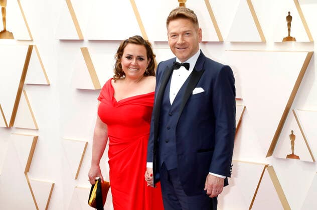 Lindsay Brunnock with husband Kenneth Branagh at the 2022 94th Annual Academy Awards at the Dolby Theatre at Hollywood Highland Center Los Angeles, 27 03 2022. Foto:xD.xBedrosianx xFuturexImage