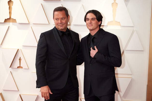 OscarÂ® nominee Kevin Messick and guest arrive on the red carpet of the 94th OscarsÂ® at the Dolby Theatre at the Ovation Hollywood in Los Angeles, CA, on Sunday, March 27, 2022.  Copyright: xx 34342-314THA