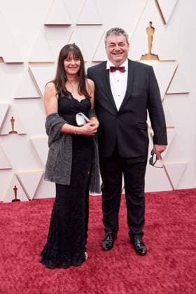 OscarÂ® nominee Gerd Nefzer and guest arrive on the red carpet of the 94th OscarsÂ® at the Dolby Theatre at Ovation Hollywood in Los Angeles, CA, on Sunday, March 27, 2022.  Copyright: xx 34342-345THA