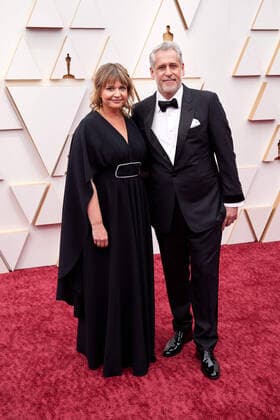OscarÂ® nominee Myron Kerstein and guest arrive on the red carpet of the 94th OscarsÂ® at the Dolby Theatre at Ovation Hollywood in Los Angeles, CA, on Sunday, March 27, 2022.  Copyright: xx 34342-456THA