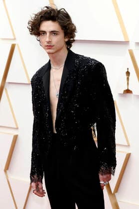 Timothee Chalamet at the 2022 94th Annual Academy Awards at the Dolby Theatre at Hollywood Highland Center Los Angeles, 27 03 2022. Foto:xD.xBedrosianx xFuturexImage