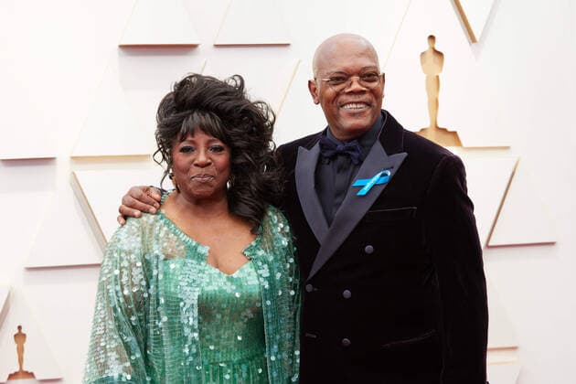 Sam Jackson and LaTanya Richardson Jackson at the 94th OscarsÂ® at the Dolby Theatre at Ovation Hollywood in Los Angeles, CA, on Sunday, March 27, 2022.  Copyright: xx 34342-757THA
