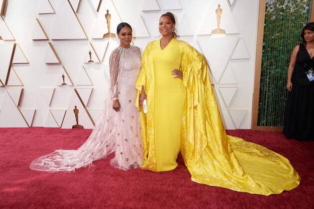 Queen Latifah arrives on the red carpet of the 94th OscarsÂ® at the Dolby Theatre at Ovation Hollywood in Los Angeles, CA, on Sunday, March 27, 2022.  Copyright: xx 34342-787THA