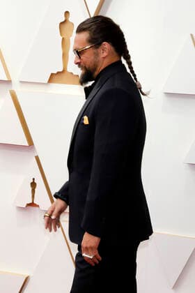 March 27, 2022, Los Angeles, CA, USA: LOS ANGELES - MAR 27: Jason Momoa at the 94th Academy Awards at Dolby Theater on March 27, 2022 in Los Angeles, CA Los Angeles USA - ZUMAnc22 20220327_zaa_nc22_282 Copyright: xKathyxHutchinsx