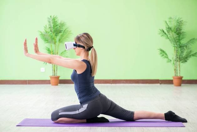 Woman doing exercises at home, model released, , property released, , 33283342.jpg, active, aerobics, athlete, athletic, beautiful, body, exercise, exercising, female, fit, fitness, gym, health, healthy, stretching, lifestyle, recreation, sexy, shape, sport, sports, sporty, training, weight, woman, workout, young, mat, losing, therapy, relaxing, relaxation, wellness, activity, cyberspace, game, gaming, glasses, goggles, reality, virtual, vision, vr, technology, fun, leisure, push, pushing, touch, touching,
