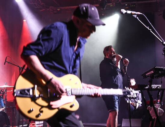 Concert by Arab Strap, Festival opening SONIC MORGUE, Silent Green Berlin Arab Strap, Aidan Moffat voc Malcolm Middleton guit