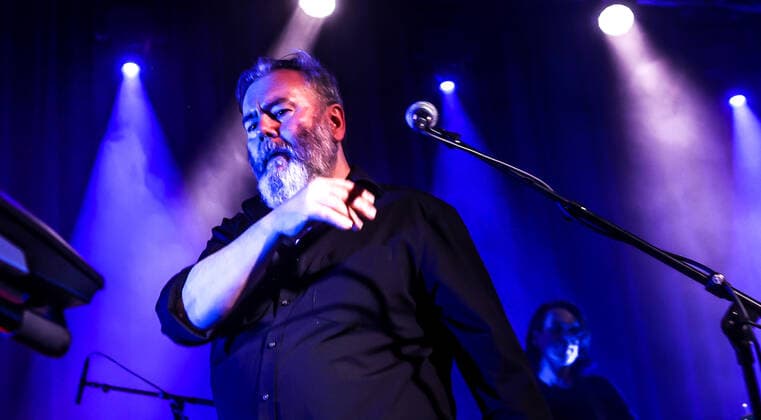 Concert by Arab Strap, Festival opening SONIC MORGUE, Silent Green Berlin Arab Strap, Aidan Moffat voc Malcolm Middleton guit