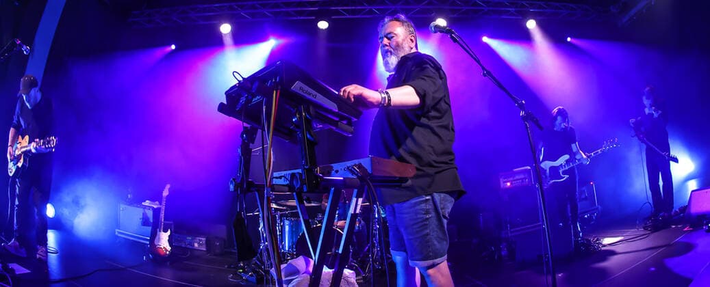 Concert by Arab Strap, Festival opening SONIC MORGUE, Silent Green Berlin Arab Strap, Aidan Moffat voc Malcolm Middleton guit