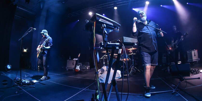 Concert by Arab Strap, Festival opening SONIC MORGUE, Silent Green Berlin Arab Strap, Aidan Moffat voc Malcolm Middleton guit
