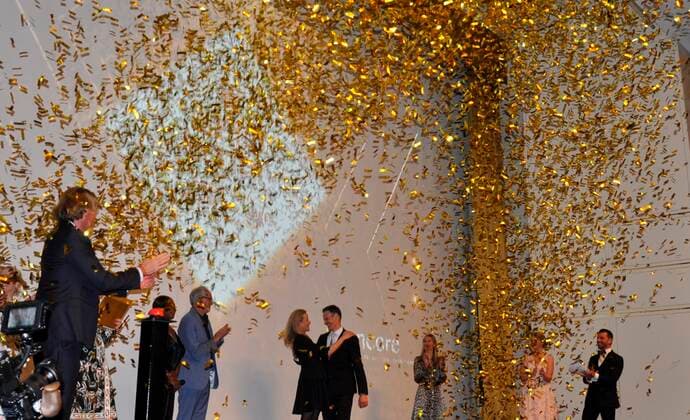 Jan Bolland wins NEXT GEN HOTELIER OF THE YEAR at Grand ElysÃ e Hamburg Hotel Hamburg, 28 03 2022 xxxMatthiasWehnertxxx Next Gen Hotelier of the Year, Hamburg Hamburg Germany Hamburg