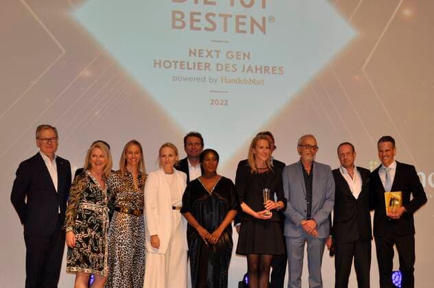 Jan Bolland wins NEXT GEN HOTELIER OF THE YEAR at Grand ElysÃ e Hamburg Hotel Hamburg, 28 03 2022 xxxMatthiasWehnertxxx Next Gen Hotelier of the Year, Hamburg Hamburg Germany Hamburg