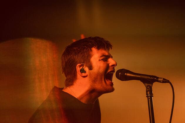 Fontaines D.C. live in Malmoe, Sweden Malmoe, Sweden. 30th, March 2022. The Irish post-punk band Fontaines D.C. performs a live concert at Plan B in Malmoe. Here vocalist Grian Chatten is seen live on stage. Malm? Sweden  Copyright: xGonzalesxPhoto JoexMillerx