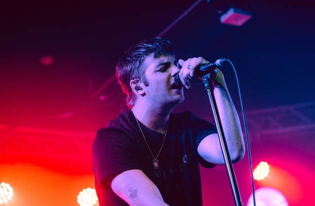 Fontaines D.C. live in Malmoe, Sweden Malmoe, Sweden. 30th, March 2022. The Irish post-punk band Fontaines D.C. performs a live concert at Plan B in Malmoe. Here vocalist Grian Chatten is seen live on stage. Malm? Sweden  Copyright: xGonzalesxPhoto JoexMillerx