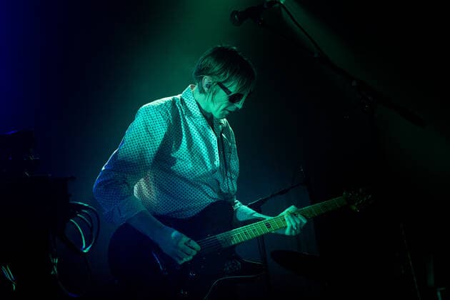 Trentemoller Oslo, Norway. 29th, March 2022. The Danish composer, music producer and electronic musician Trentemoller performs a live concert at Rockefeller in Oslo. Here band member Jacob Haubjerg is seen live on stage. Oslo Norway  Copyright: xGonzalesxPhoto Per-OttoxOppix