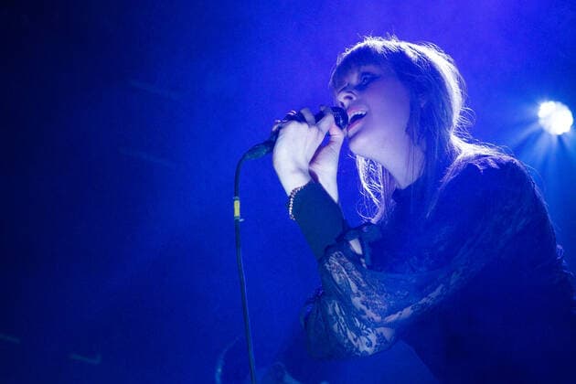 Trentemoller Oslo, Norway. 29th, March 2022. The Danish composer, music producer and electronic musician Trentemoller performs a live concert at Rockefeller in Oslo. Here vocalist Disa is seen live on stage. Oslo Norway  Copyright: xGonzalesxPhoto Per-OttoxOppix