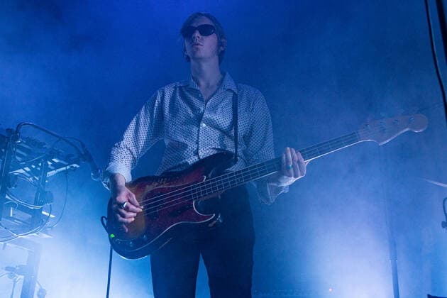 Trentemoller Oslo, Norway. 29th, March 2022. The Danish composer, music producer and electronic musician Trentemoller performs a live concert at Rockefeller in Oslo. Here band member Jacob Haubjerg is seen live on stage. Oslo Norway  Copyright: xGonzalesxPhoto Per-OttoxOppix
