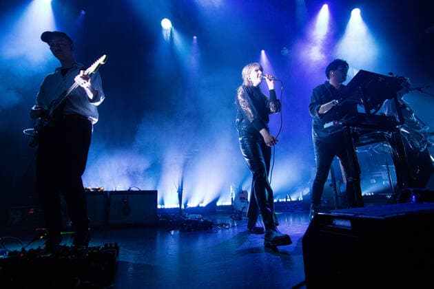 Trentemoller Oslo, Norway. 29th, March 2022. The Danish composer, music producer and electronic musician Trentemoller performs a live concert at Rockefeller in Oslo. Here Anders Trentemoller is seen live on stage with vocalist Disa. Oslo Norway  Copyright: xGonzalesxPhoto Per-OttoxOppix