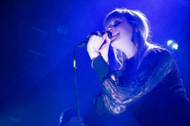 Trentemoller Oslo, Norway. 29th, March 2022. The Danish composer, music producer and electronic musician Trentemoller performs a live concert at Rockefeller in Oslo. Here vocalist Disa is seen live on stage. Oslo Norway  Copyright: xGonzalesxPhoto Per-OttoxOppix