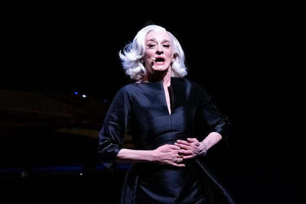 Photo IPP Marco Verri Lecce 30 03 2022 theatrical performance Elegantissima in the photo the artist Drusilla Foer Gianluca Gori Italy Photo Press World Copyright Lecce, at the Apollo Theatre stage de  0