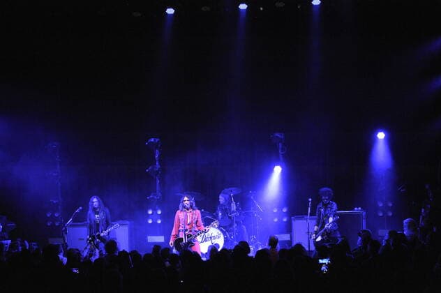 CHICAGO, IL - MARCH 30: The Darkness in concert at The Park West in Chicago, Illinois on March 30,2022. Copyright: xGenexAmbox